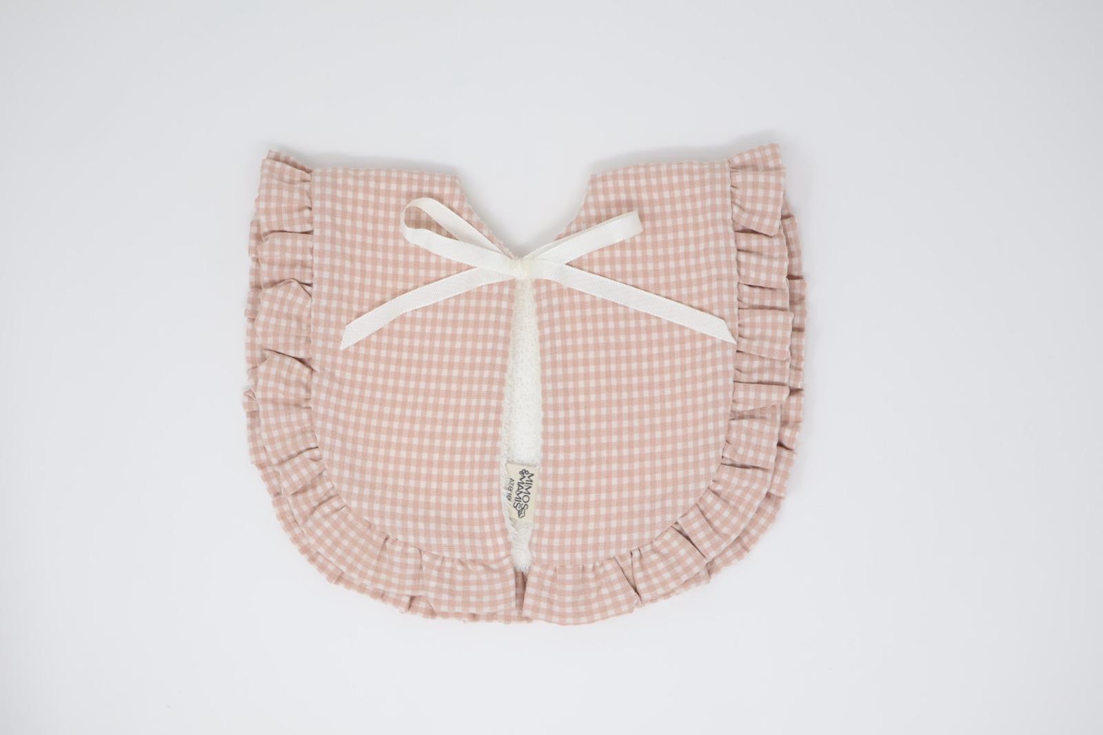 Babero Chip Colección Vichy Rosa - Imagen 2